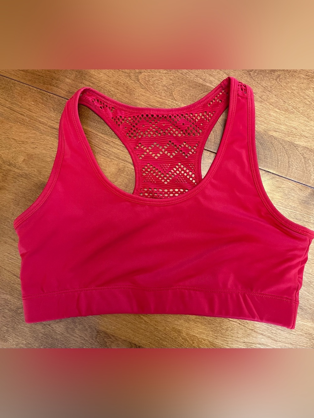 Zyia Active Red Bomber Bra RC